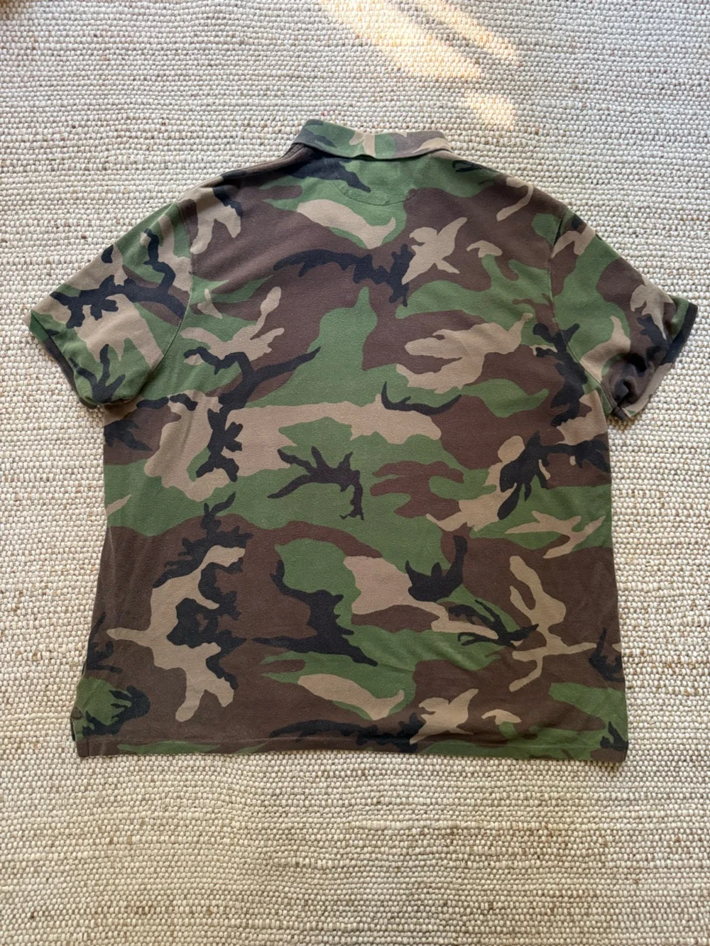 Polo Ralph Lauren Camo Classic Fit Cotton Polo Shirt XXL